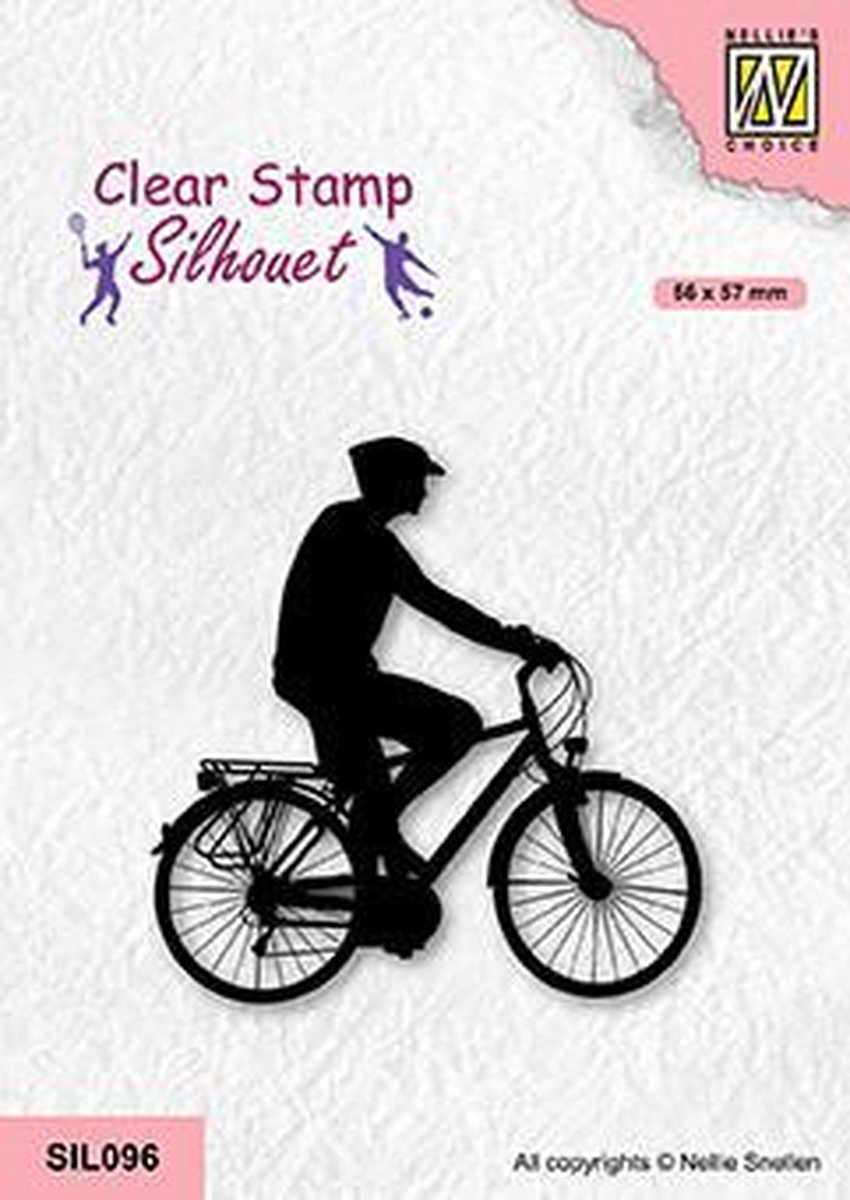 SIL096 Silhouette Clear stamps sports Cycling